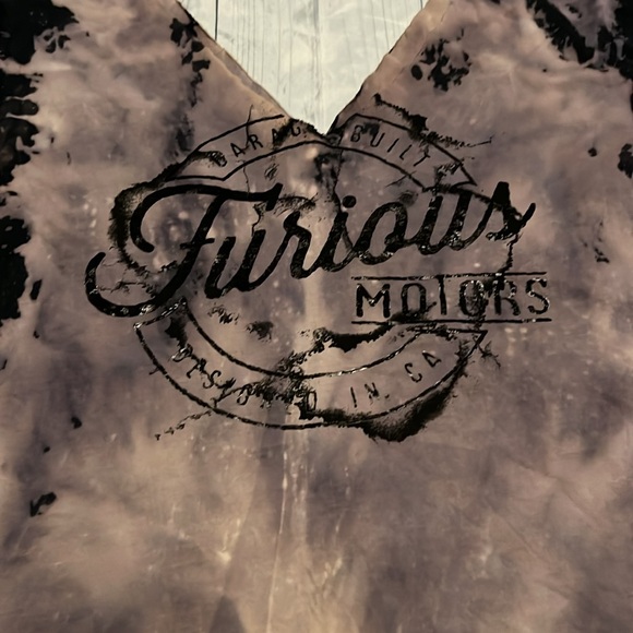 Affliction Women's T-Shirt WILD MOTORS Tee Biker size XL - Picture 3 of 9